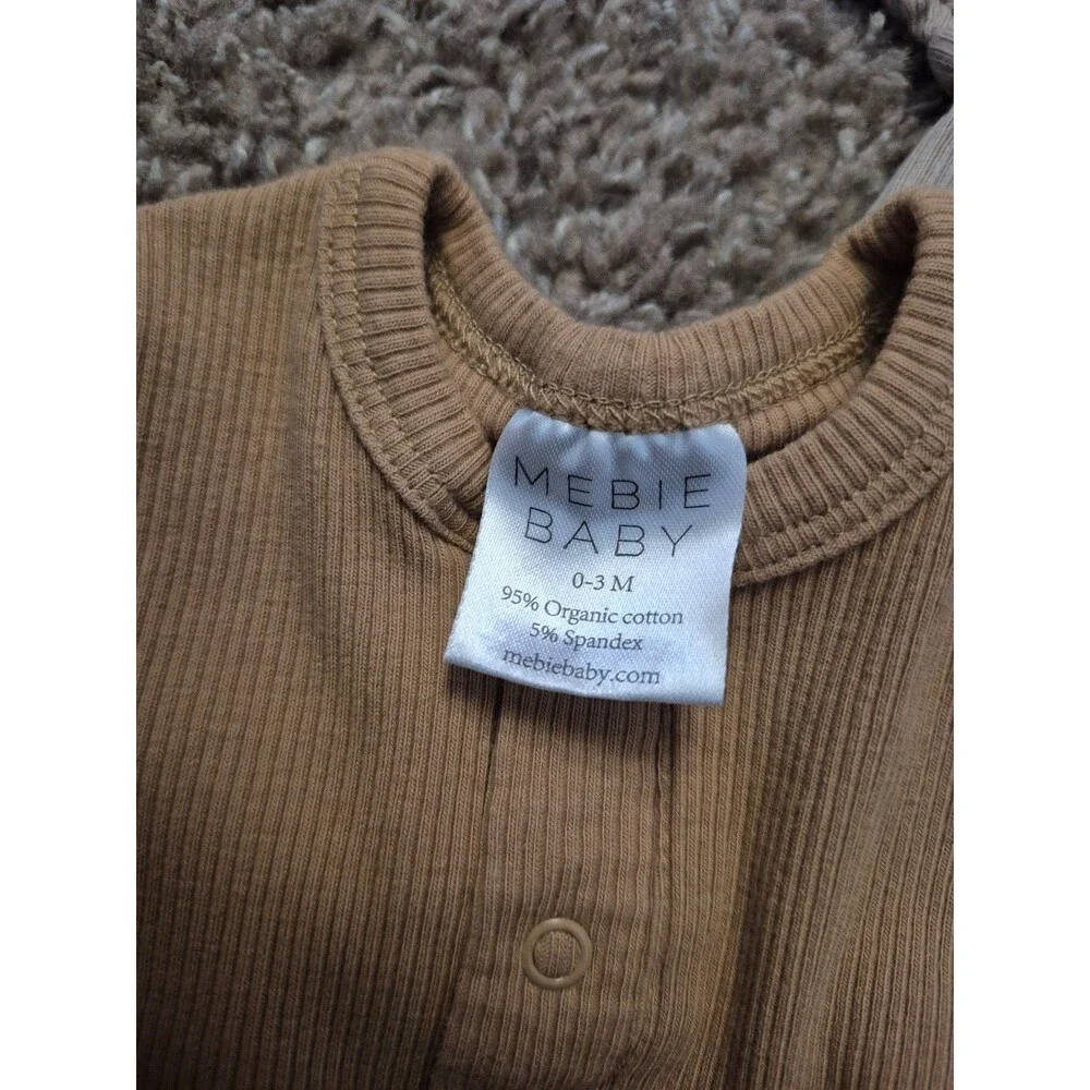 Mebie baby bodysuits size 0-3 set of 2